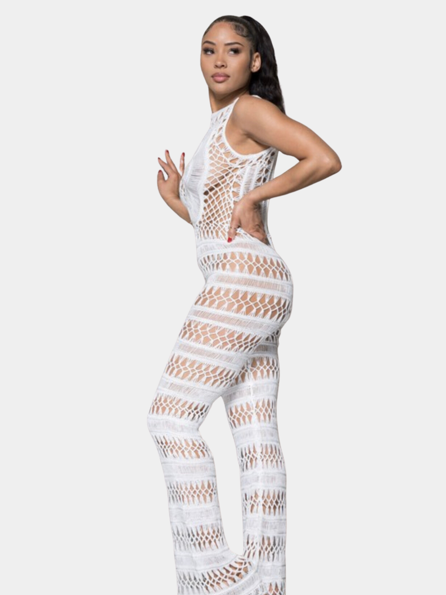 Knit Crochet Jumpsuit