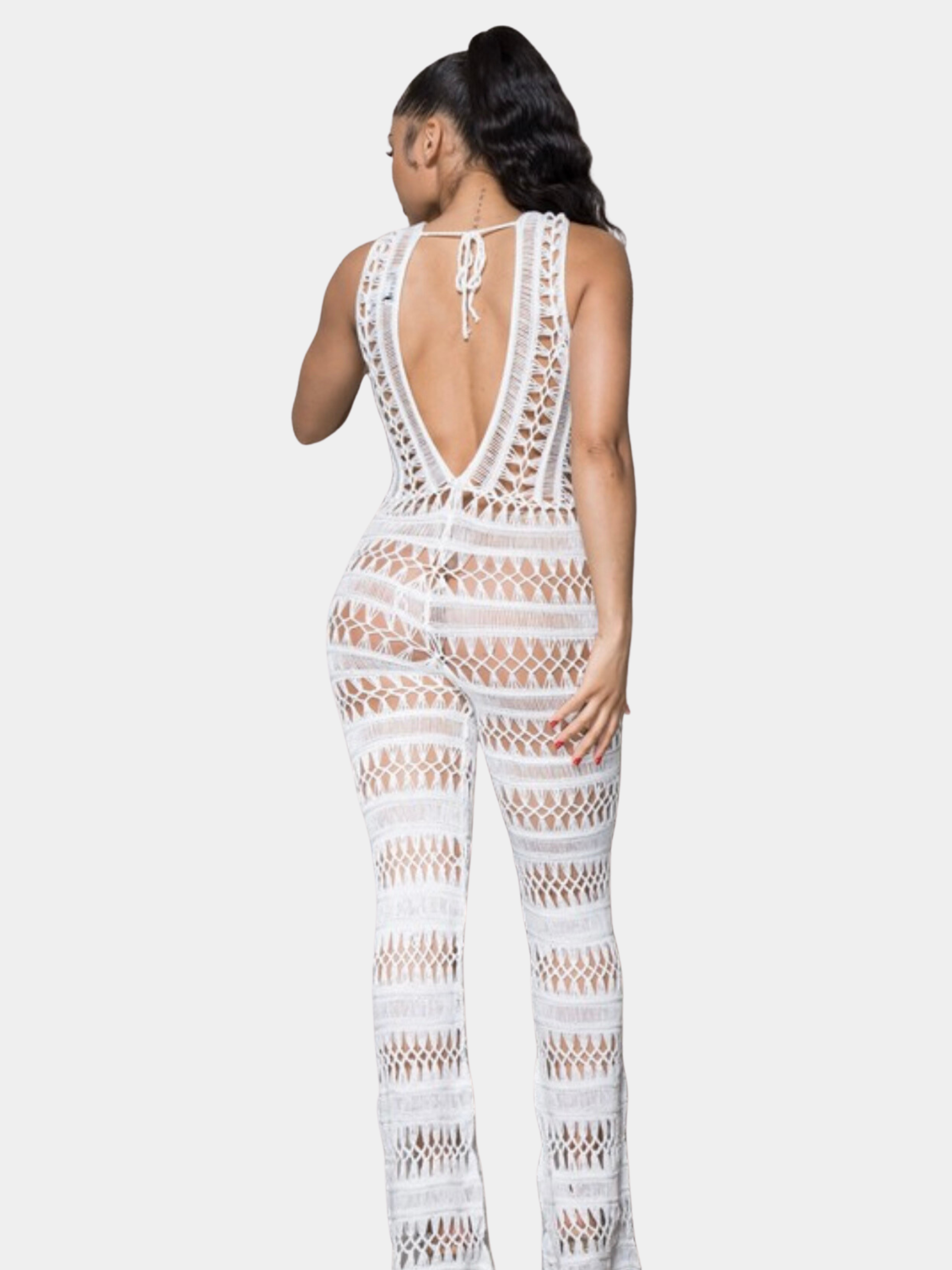 Knit Crochet Jumpsuit
