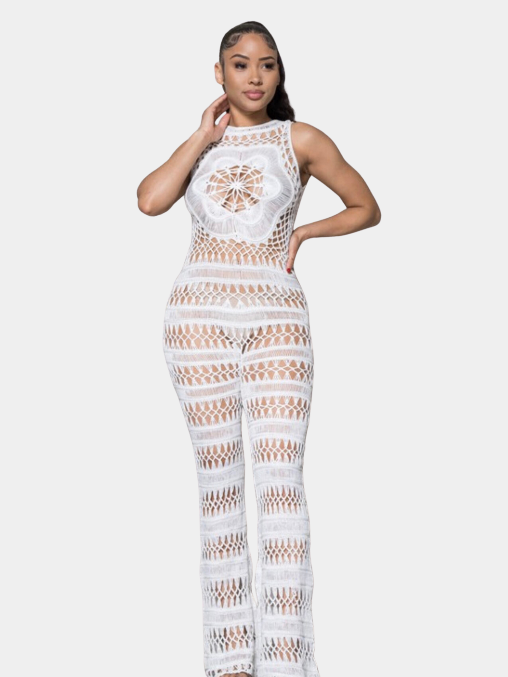 Knit Crochet Jumpsuit